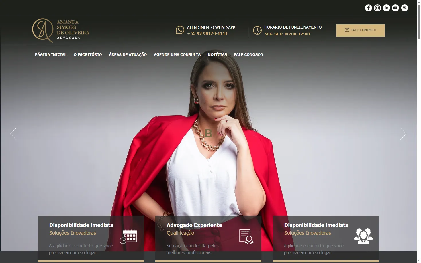 desenvolvimento de site para advogado em Manaus